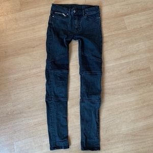 ALLSAINTS GRACE BIKER MOTO JEANS